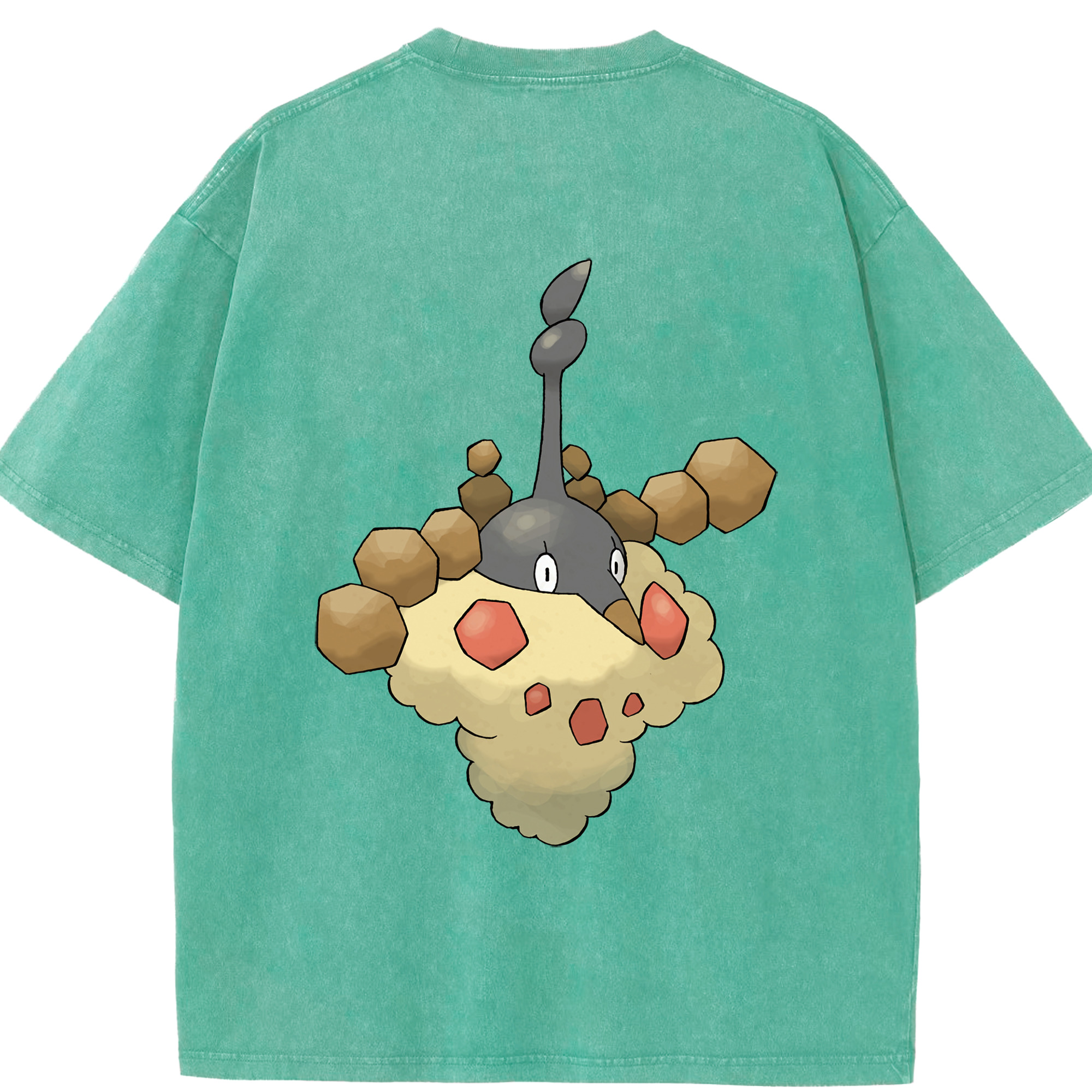 （画像用） ポケットモンスター Pokémon 綿100% ヴィンテージ風 半袖Tシャツ（背面プリント）